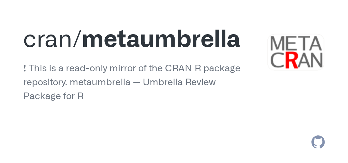 R: metaumbrella