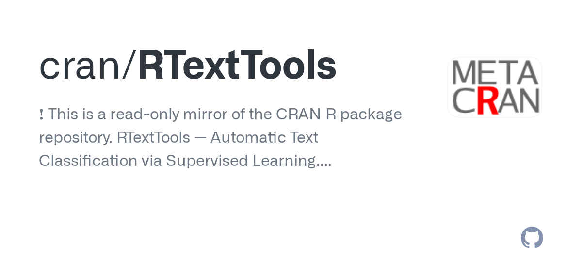 RTextTools